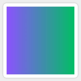 Purple Green Gradient Sticker